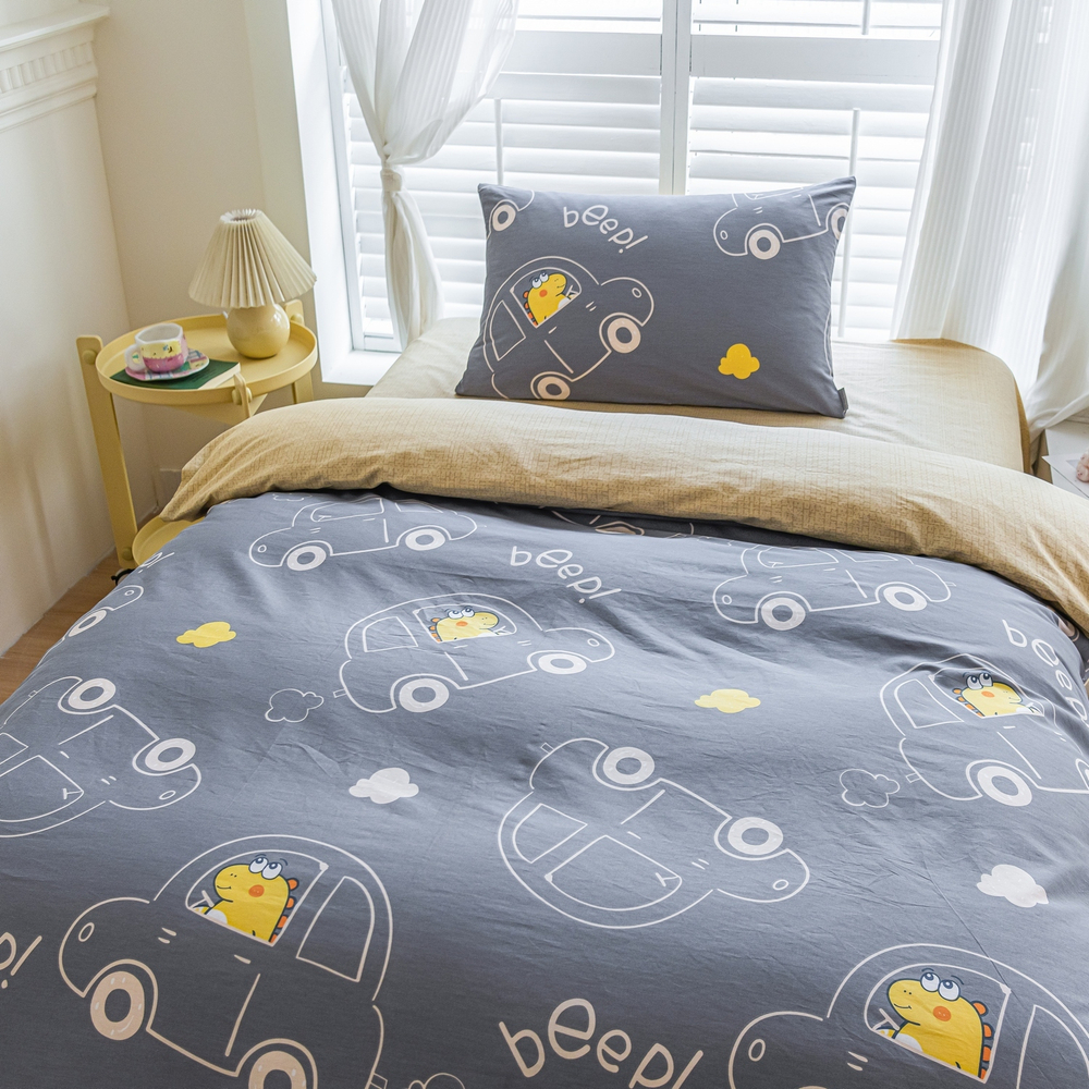 Комплект постельного белья на резинке Сатин Люкс KIDS 100% хлопок CDKR066