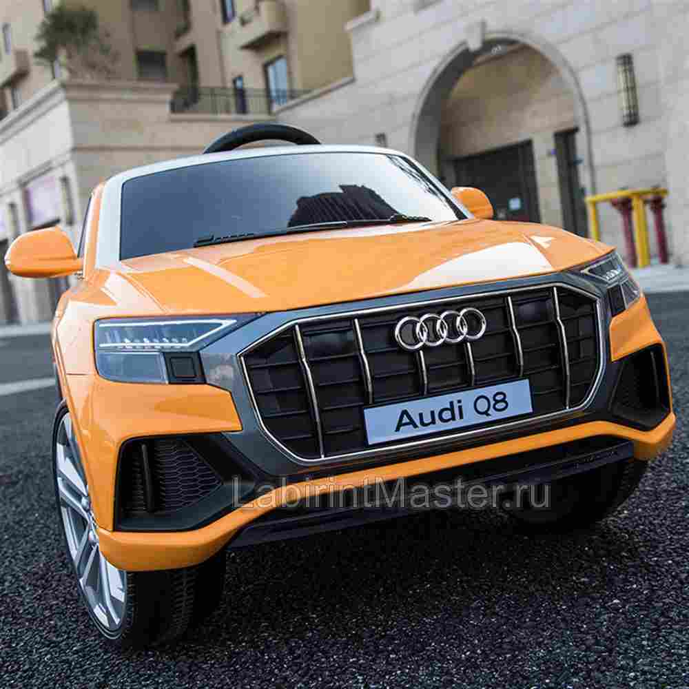 Детский электромобиль "AUDI Q8" 12V, оранжевый
