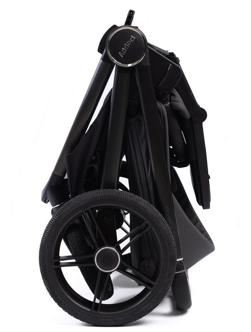 Детская коляска Peppy Monaco 3 в 1 с автокреслом Verona Black Antrazit (графитовый), рама серая