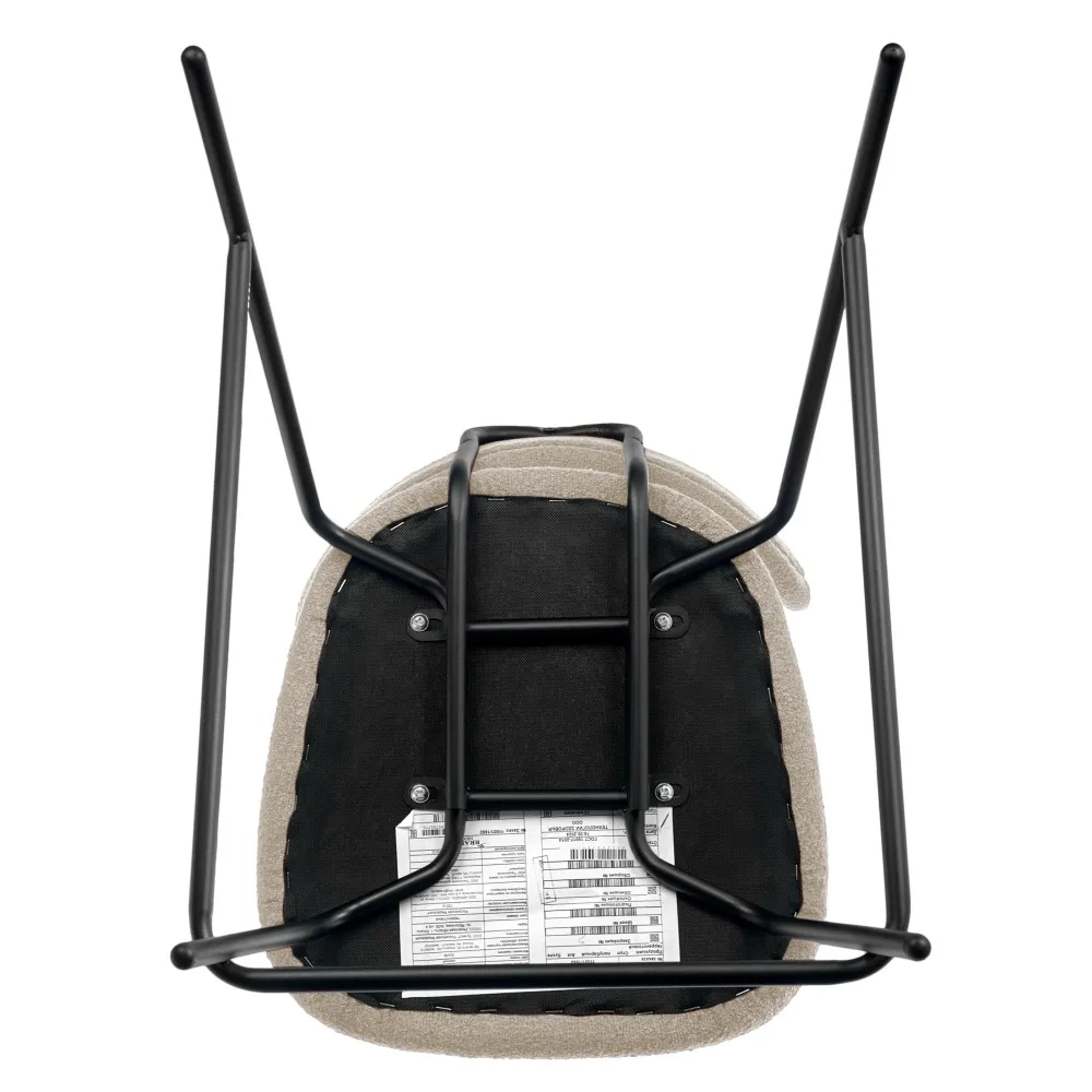 Стул полубарный Ant букле латте