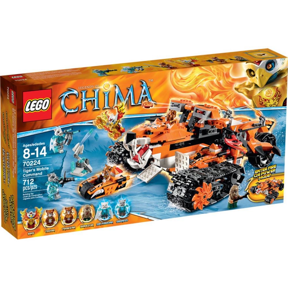 LEGO Chima: Передвижной командный пункт Тигров 70224 — Tiger's Mobile Command — Лего Чима