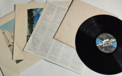 Винтажная виниловая пластинка LP Pink Floyd Wish You Were Here (Japan 1975) (No Obi, Poster)