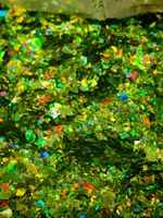 Хлопья - слюда 88812 - Лесной янтарь голографик - для литья изделий и творчества