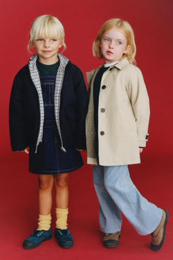 ZARA Х BENSIMON ® ДЖИНСОВЫЙ САРАФАН, СИНИЙ