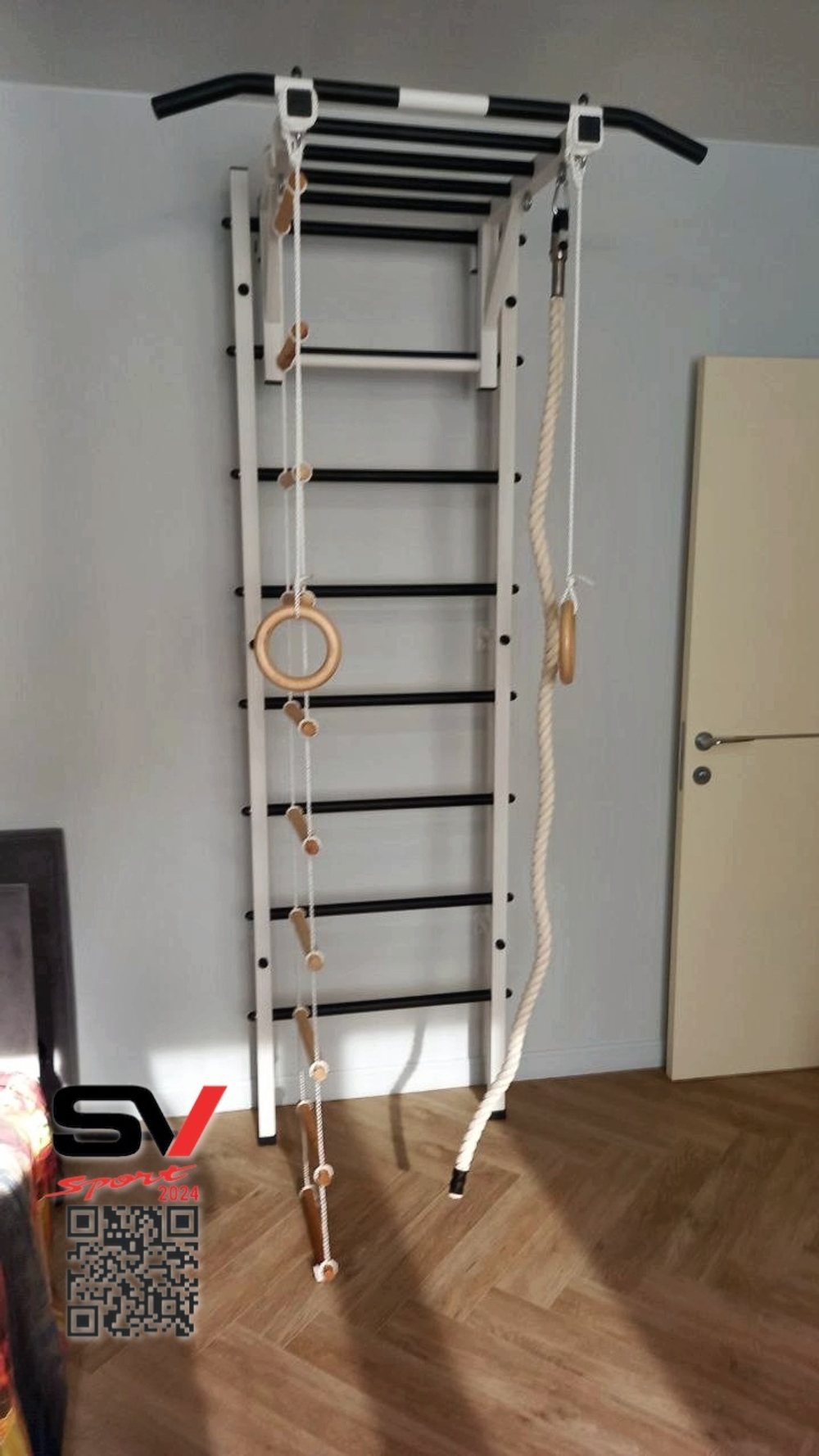 Монтаж шведской стенки Sv Sport в бетонные, кирпичные стены