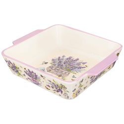 БЛЮДО ДЛЯ ЗАПЕКАНИЯ AGNESS "ЛАВАНДА" КВАДРАТ 3,1 Л 29,5*25*7 СМ