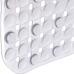 Коврик в ванну Селфи 68х36 ПВХ Сиена серый