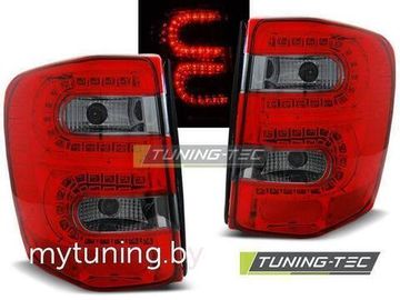 Задние фонари Jeep Grand Cherokee WJ red smoke led