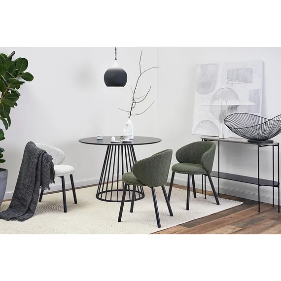 Стул Comfy, зеленая рогожка