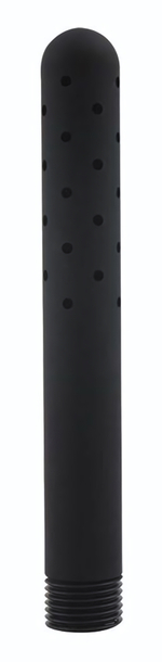 Черная насадка для анального душа ANAL DOUCHE - 15 см. (Цвет: черный)