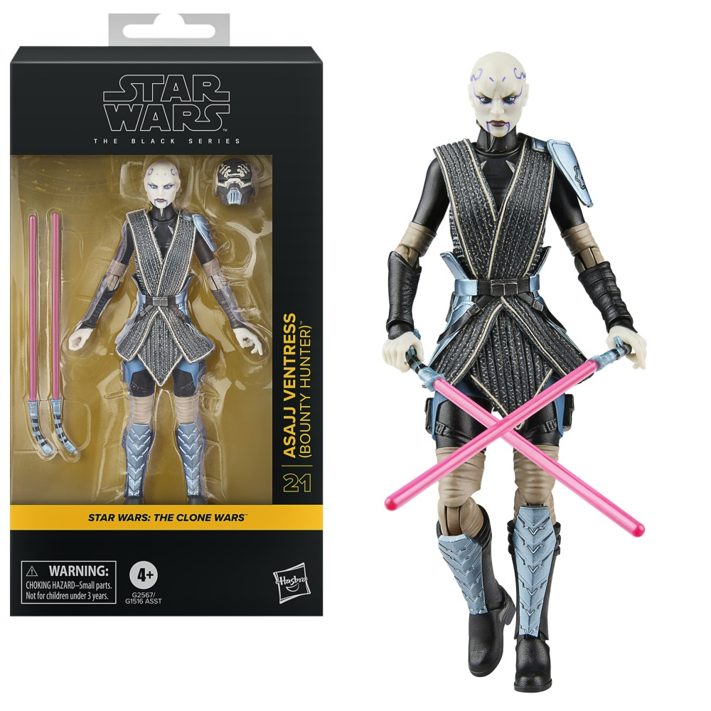 Hasbro STAR WARS Black Series - Фигурка Асаж Вентресс (Охотник за головами) 15 см G2567