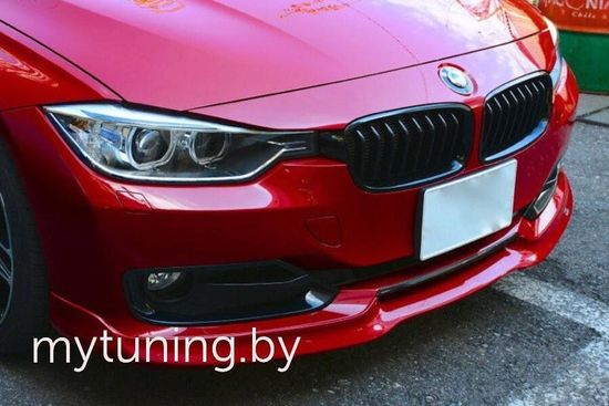 Юбка переднего бампера V.1 для BMW 3 F30/F31 2011-2015 Sedan/Touring