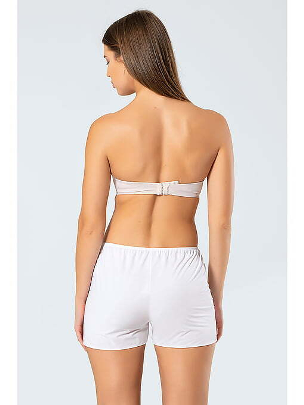 Нижняя юбка-шорты белый
