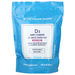 The Vitamin Shoppe, Витамин D3, ягодное ассорти, 25 мкг (1000 МЕ), 60 жевательных таблеток