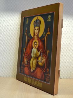 Державная Богородица. Рукописная икона.