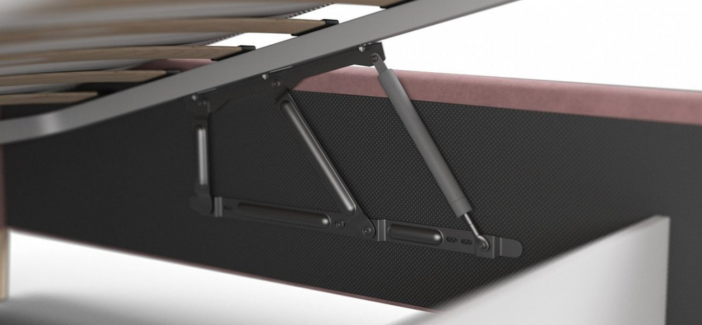 Кровать Сканди велюр монолит роуз(последний экземпляр)