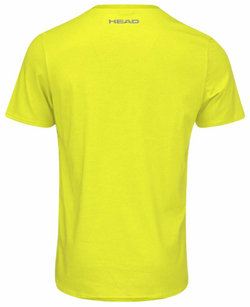 Мужская теннисная футболка Head Club Carl T-Shirt - yellow
