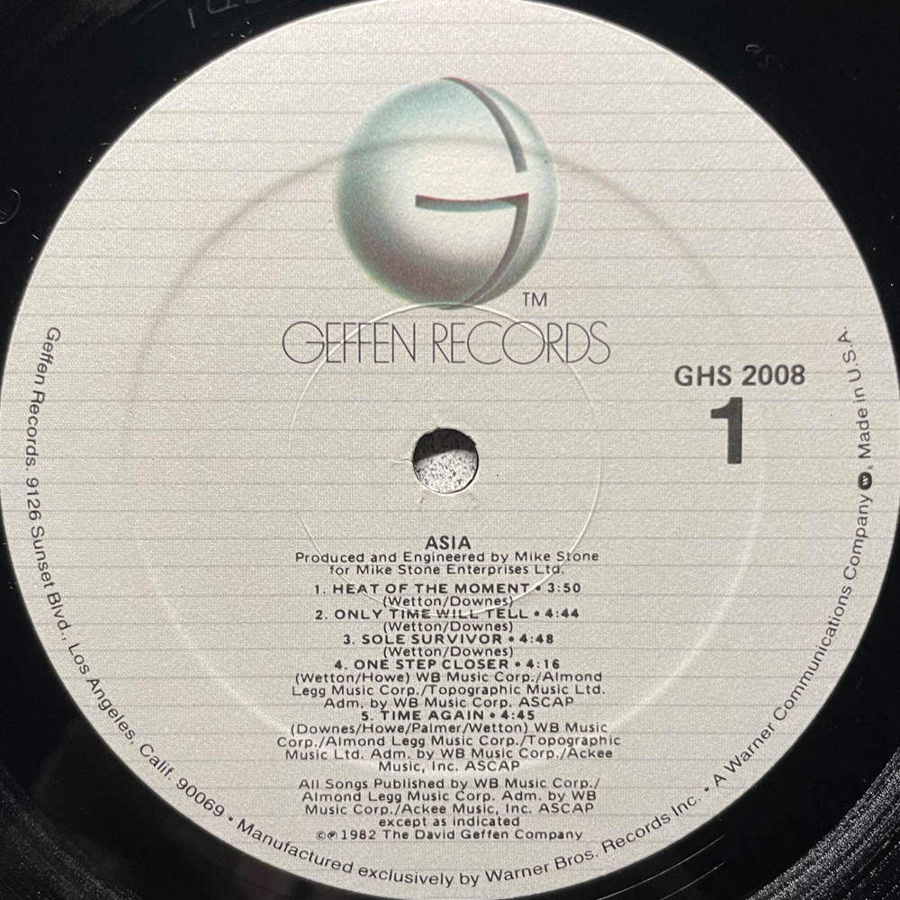 Asia – Asia (США 1982г.)