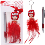 Набор подарочный «Сказочная история» (ручка и брелок), микс цветов