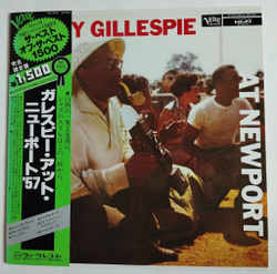 Винтажная виниловая пластинка LP Dizzy Gillespie At Newport (Japan 1980) (Obi)