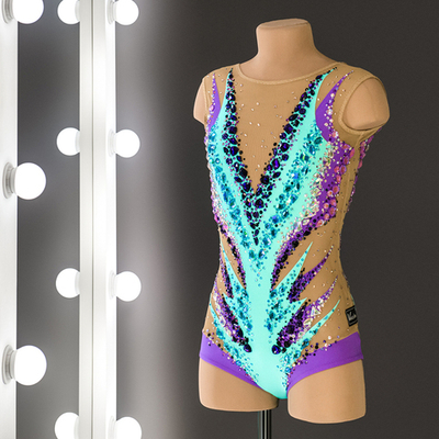 RG 00009 Купальник для художественной гимнастики