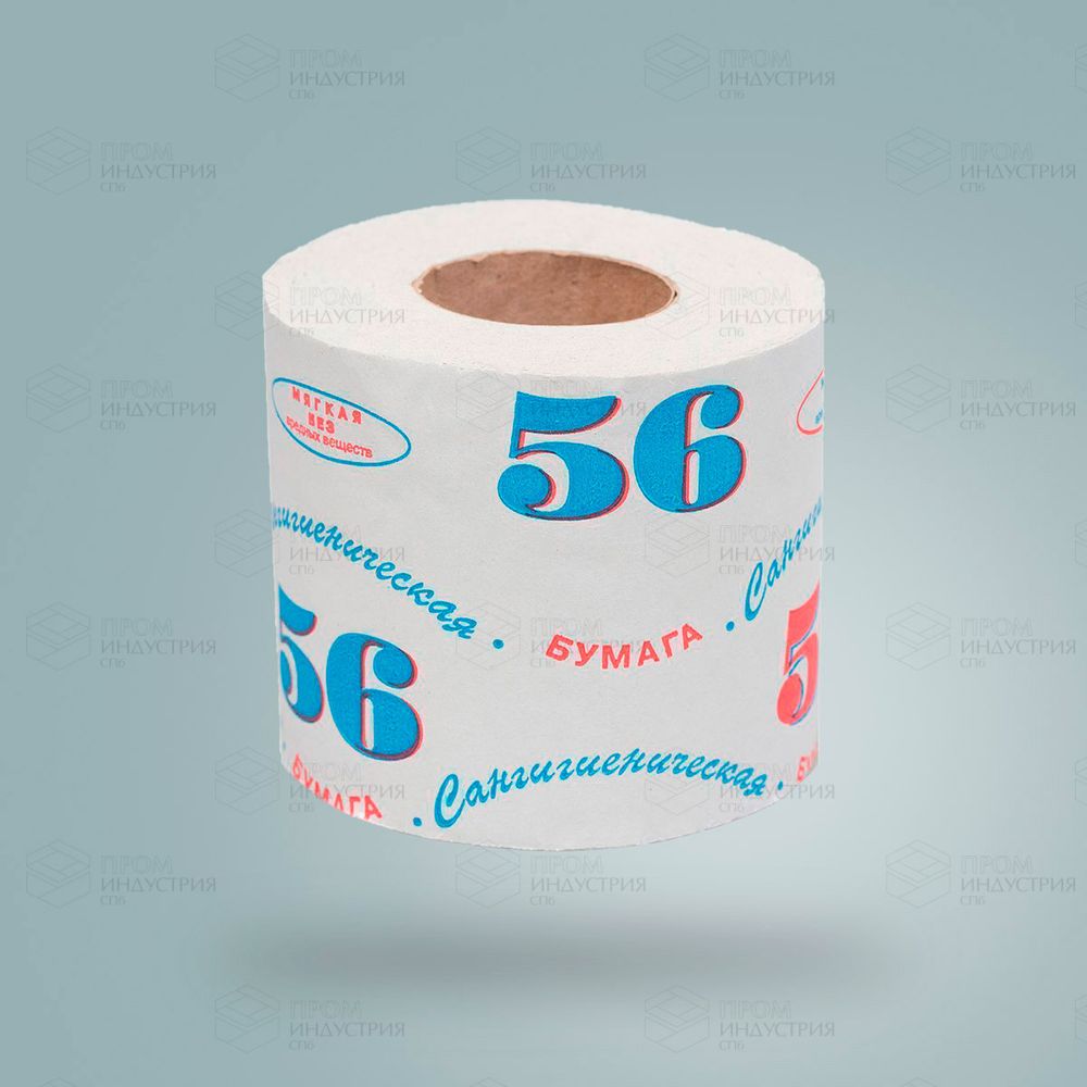 Бумага туалетная 56м (48)