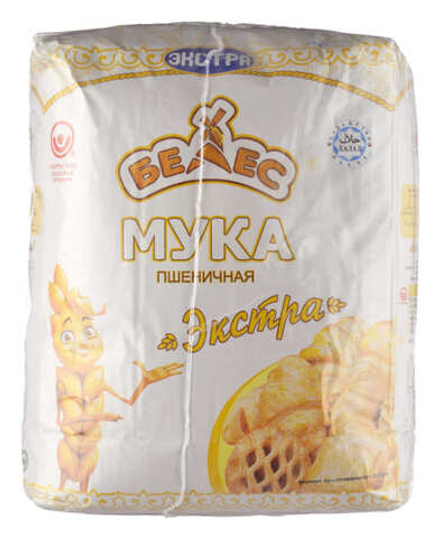 Мука пшеничная "Белес Экстра" 5кг. Казахстан