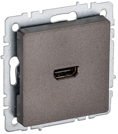 BRITE Розетка HDMI РHDMI-0-БрТБ темная бронза IEK