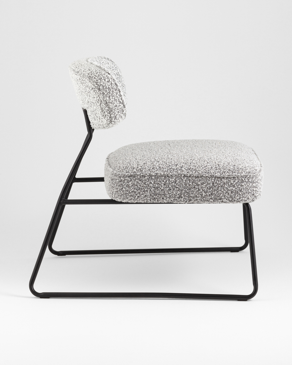 Кресло лаунж Kate серый