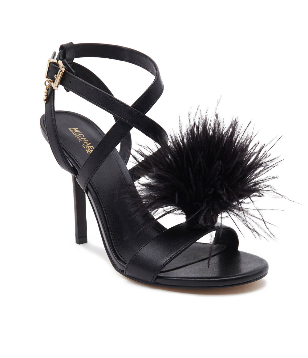 Кожаные босоножки на шпильках whitby heeled Michael Kors - черный(40H3WBHS1L)