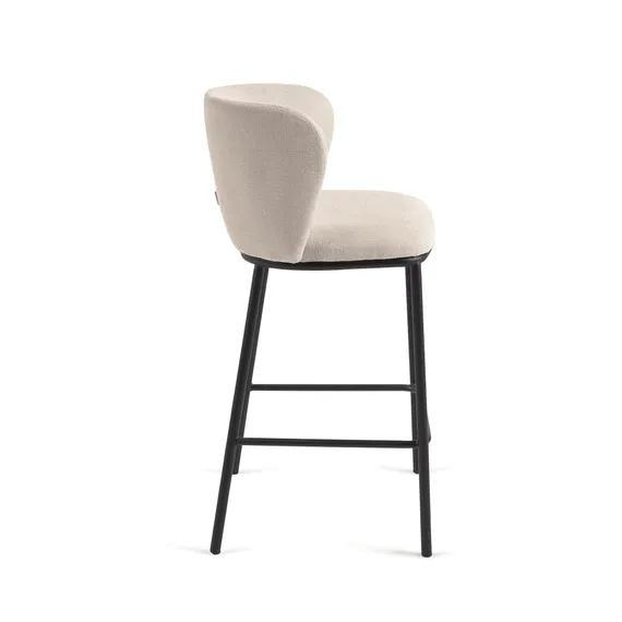 Полубарный стул Ciselia 65 см, бежевый шенилл