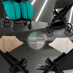 Детская прогулочная коляска для двойни Sweet Baby Donna Black