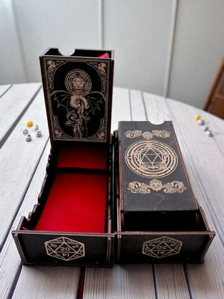 Dice Tower «Дракон и дайс 2» — дерево