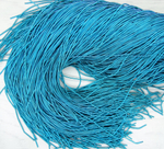 КМ008НН1 Канитель гладкая матовая, цвет: голубой, размер: 1 мм, 5 гр.