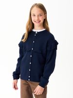 Кардиган для девочки AT1423 синий