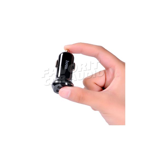 АЗУ 2USB HOCO Z1 2100mA пластик чёрный