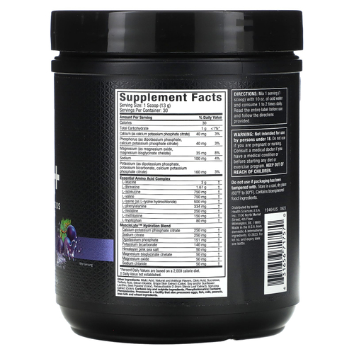 MuscleTech, Platinum, 100% EAA+, со вкусом винограда, 387 г (13,65 унции)