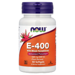 NOW Foods, E-400, 268 мг (400 МЕ), 50 мягких таблеток