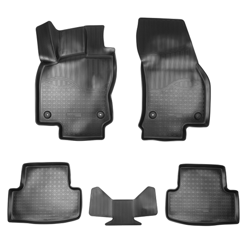 Ковры в салон Norplast/Unidec для Volkswagen Taos (2020-)Полиуретан,Черный, арт.NPA11-C81-220-2
