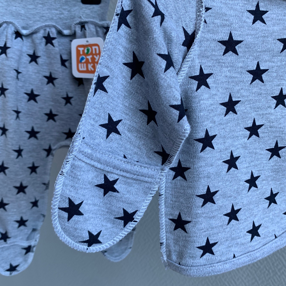 Распашонка на кнопках с запахом швы наружу с царапками 5429 (Размер: 56)