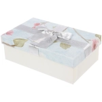 Коробка подарочная «Грация» 19*12*6.5 см, Серебро