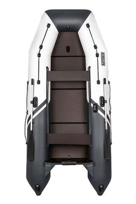 Лодка ПВХ БРОНЯ 360 СК Белый - чёрный