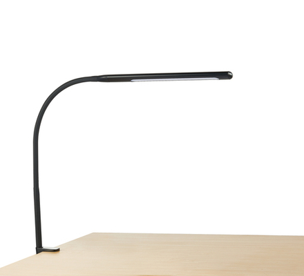 Настольная лампа, 15Вт, L410ммxW42мм, 1100Лм, 180°, 3000-6000K, IP20, Ra90, черный