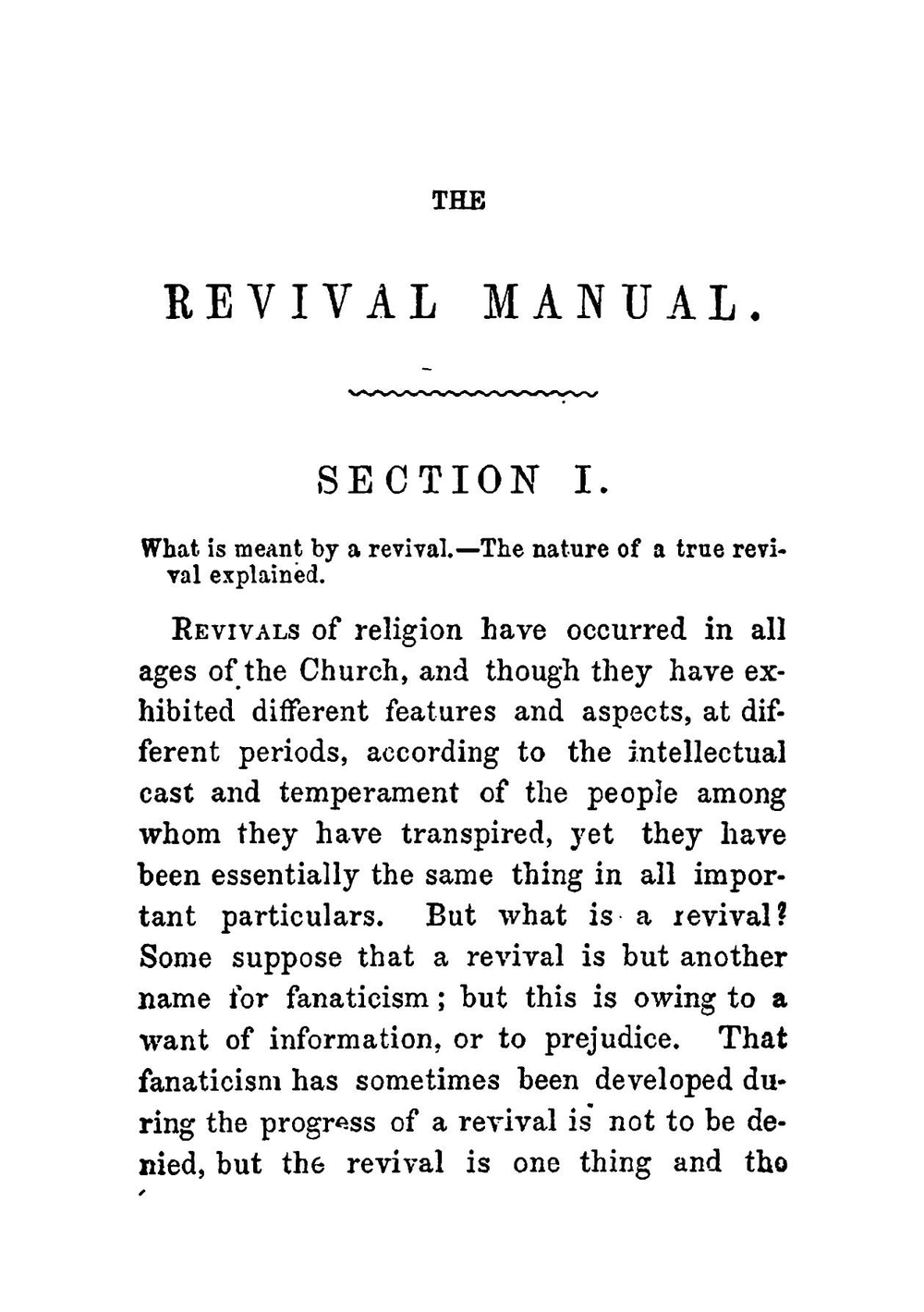 The revival manual | Luther Lee