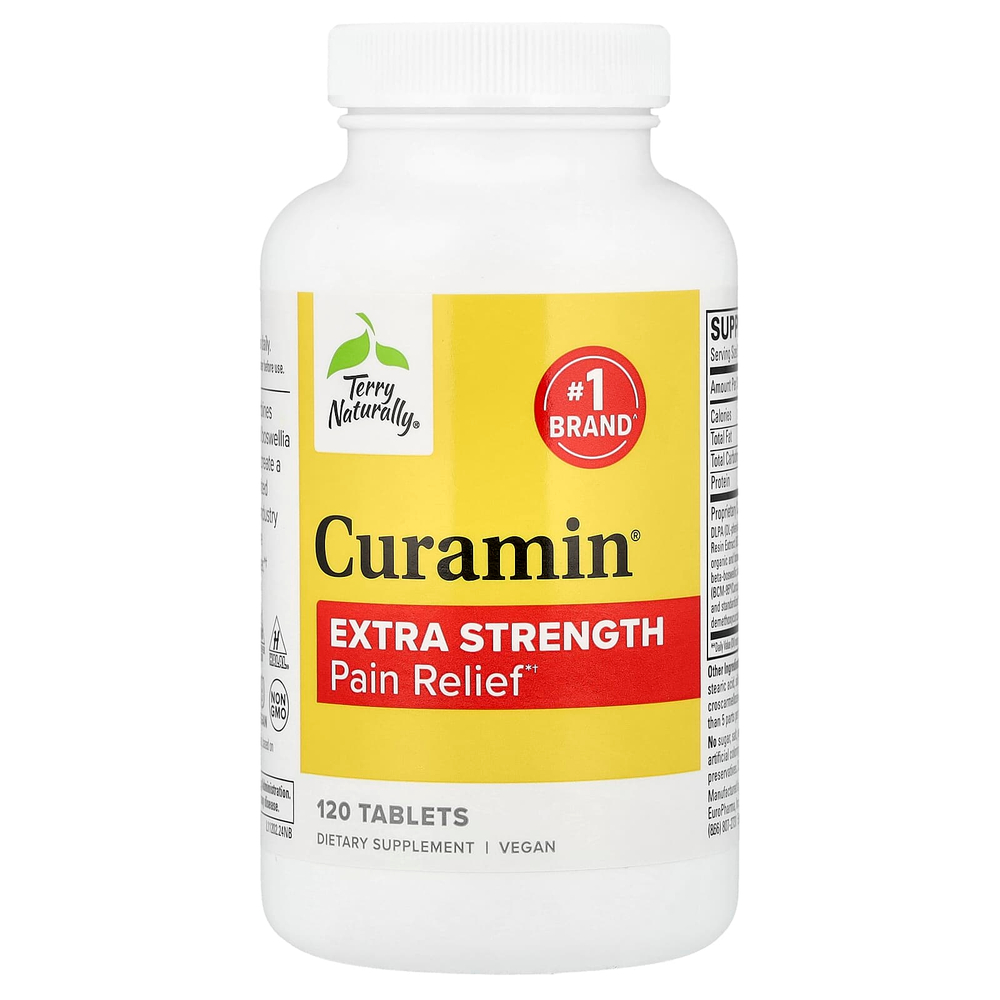 Terry Naturally, Curamin®, обезболивающее средство, 120 таблеток