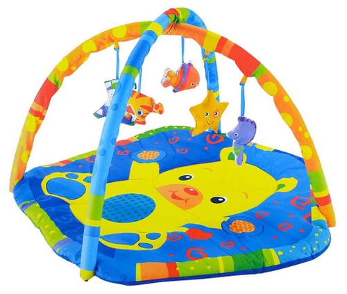 Развивающий коврик с погремушками (круглый)