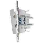 SKANDY Выключатель жалюзи 10А SK-V12S серебряный IEK