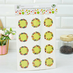 Наклейки на банки с консервацией 60шт "Домашние закрома"