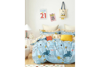 Постельное белье GoodNight Сатин Делюкс 21 с компаньоном 1,5 сп. (с нав. 50х70)