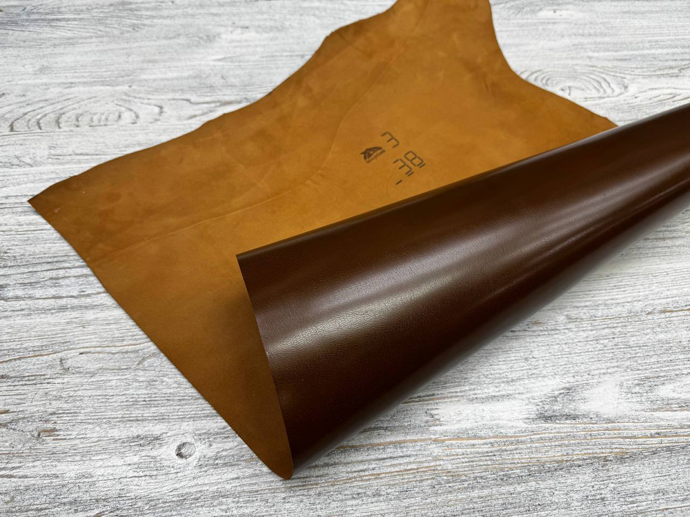 Quentin Silk Sugar (0,8-1,0 мм), цв. Коричневый, натуральная кожа козы